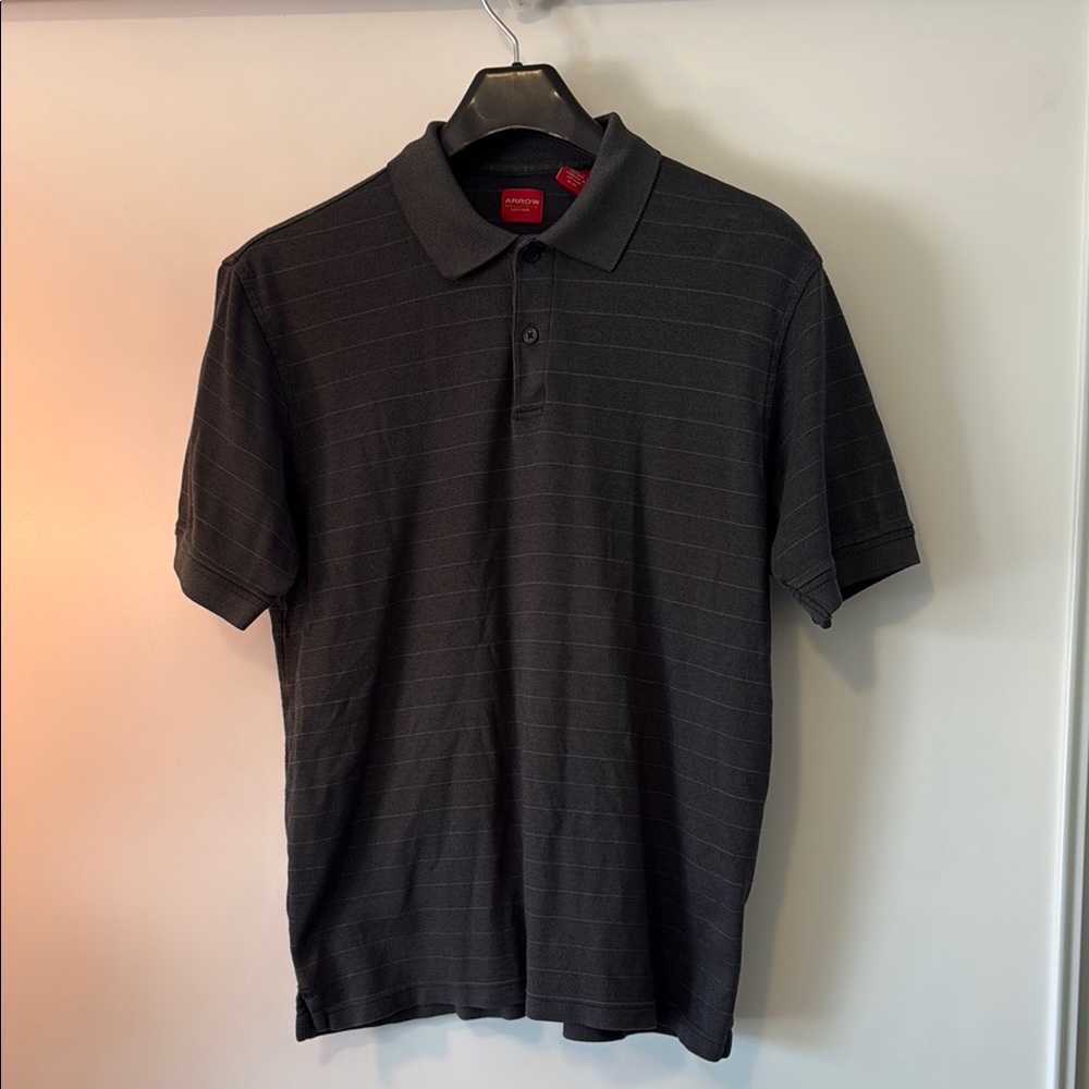 Arrow Gray Polo Shirt Timeless Piqué Knit